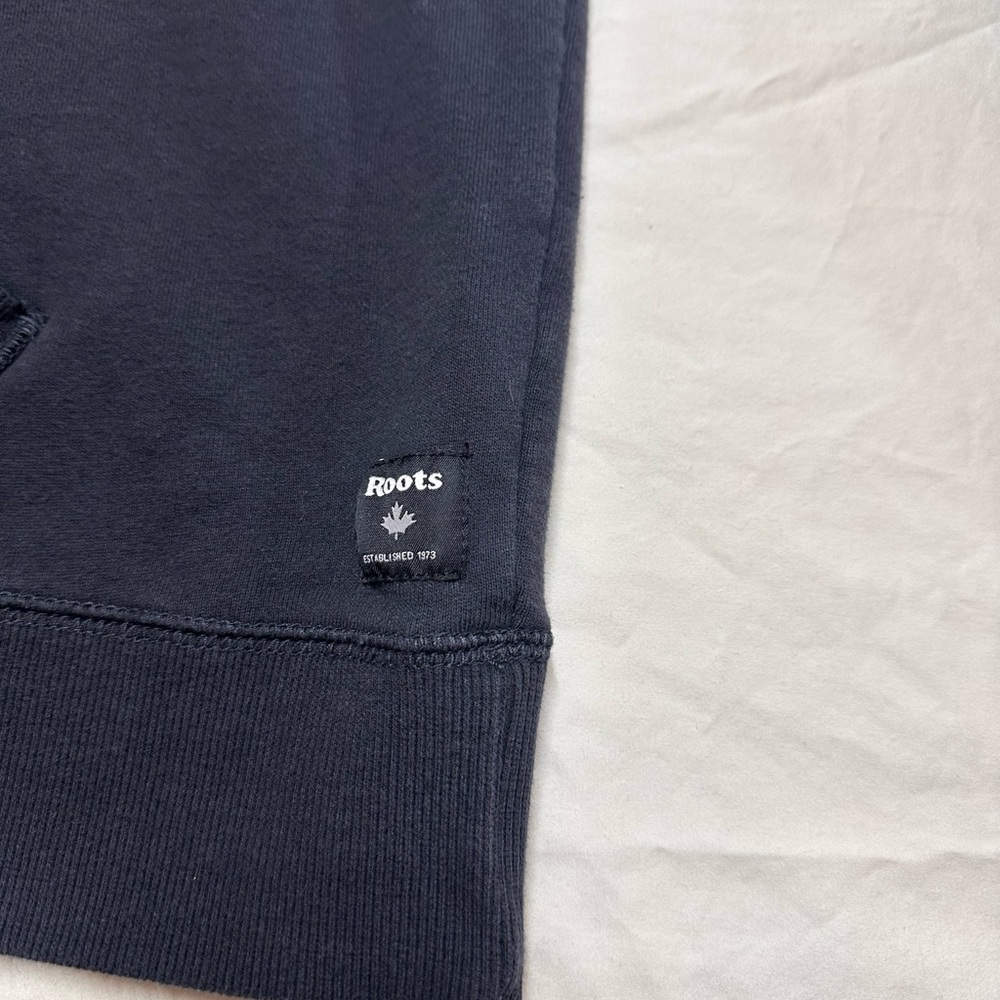 Roots Charcoal/black Hoodie with Black Logo - Picture 6 of 10